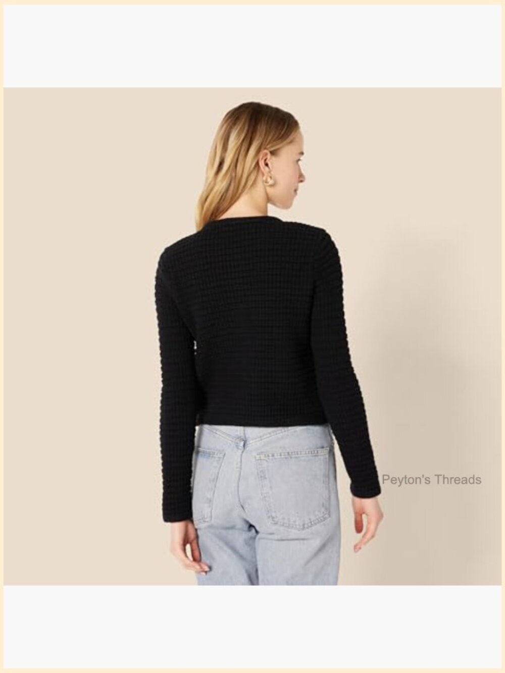 Regular-Fit Midweight Cotton Cardigan Sweater with Button Closure - Picture 2 of 7